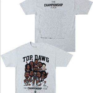 TDE KENDRICK LAMAR CHAMPIONSHIP TOUR TEE SHIRT - BRAND NEW!